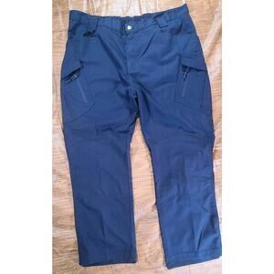 NWOT Hiwise 40×30 Ripstop Tactical Pants Water Resistant Stretch Cargo Navy